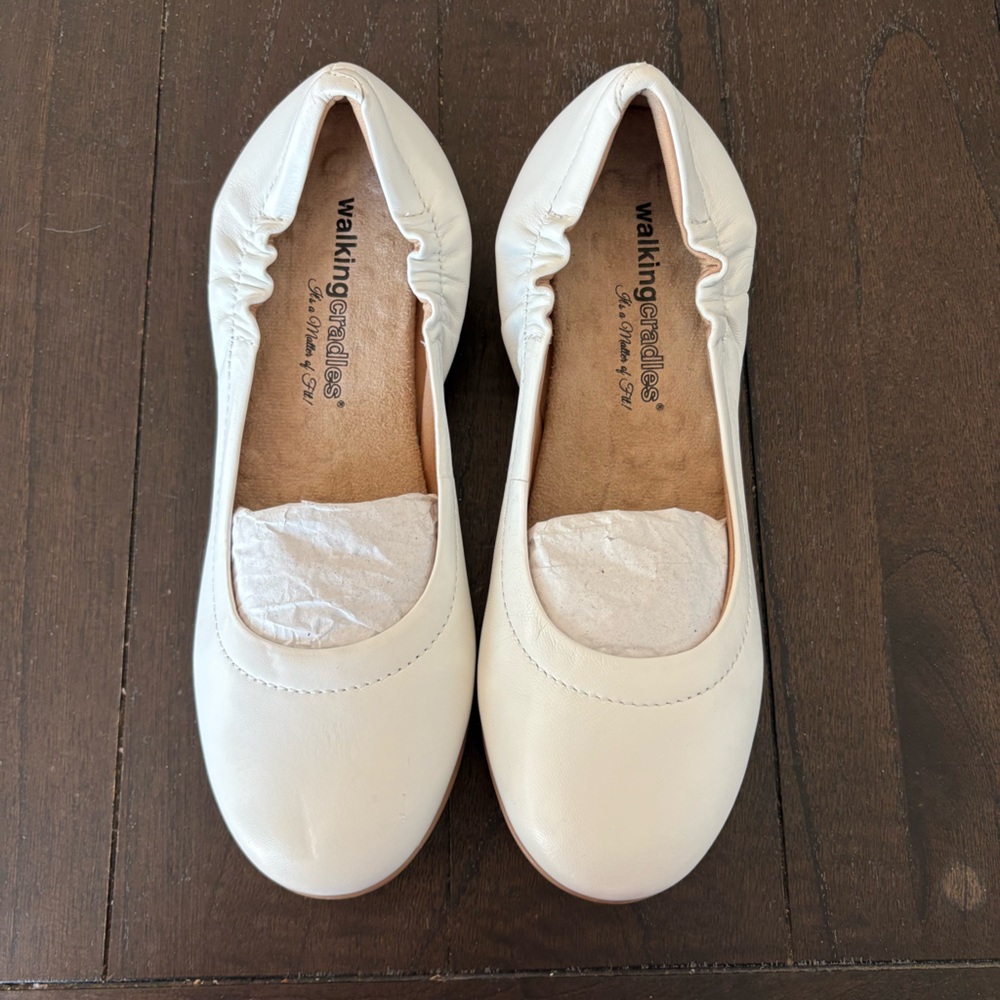 Walking Cradles Tess Women’s Comfort Dress Flats Shoes Leather‎ Size 8 - Picture 4 of 11